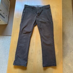 Vans Mens Size 30 Off The Wall Khaki Jeans Pants Tan Straight  Chinos Vintage